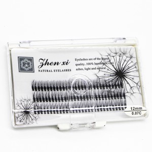 Praghas Monarcha Síoda ​​Cóiré Síntí eyelash Imleabhar 0.07mm réamhdhéanta